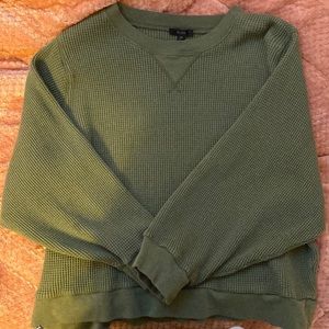 This is a 3x J.Crew dark green sweater, so cute and fun for winter and fall:)